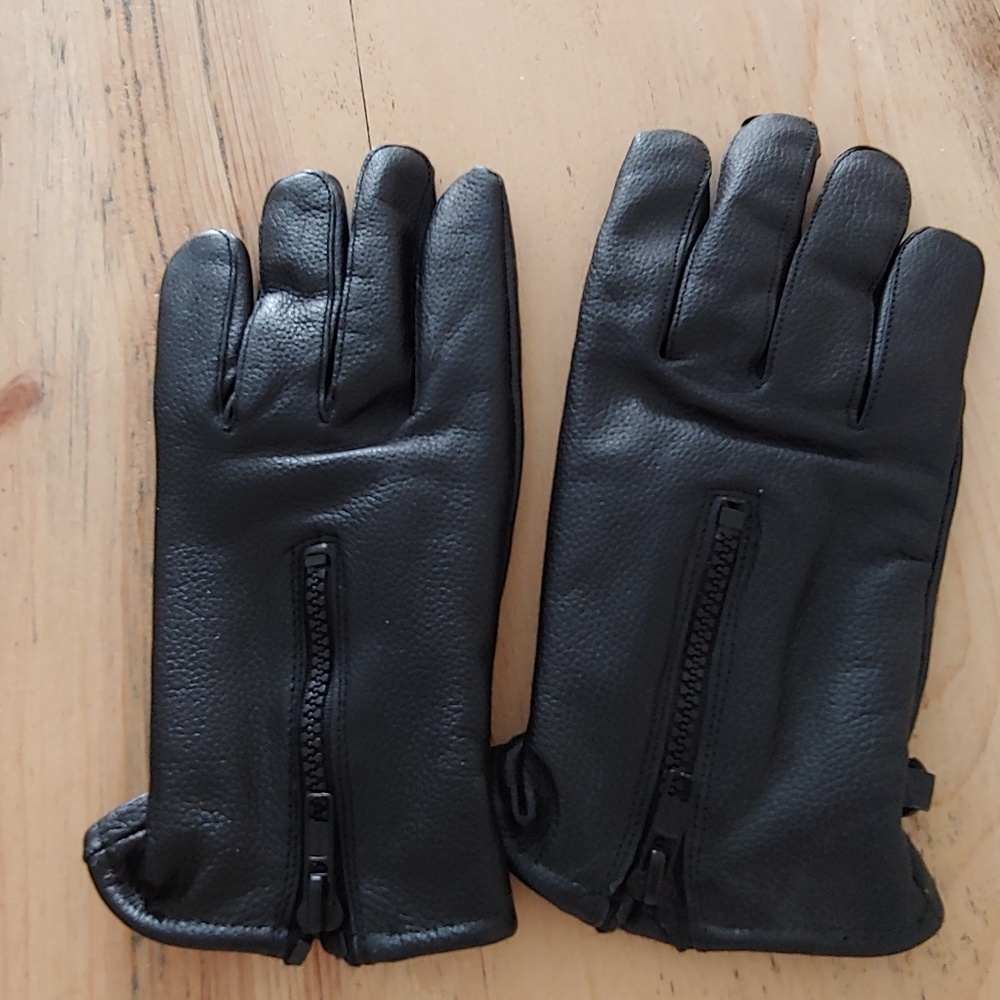 Leather motorcycle gloves NWOT